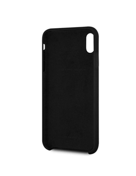 Ferrari Silicone Off Track dėklas iPhone Xs Max - juodas Ferrari Silicone Off Track dėklas iPhone Xs Max - juodas