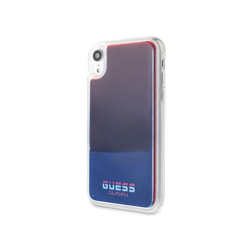 Guess California Glow tamsiame dėkle, skirta iPhone Xr – raudona