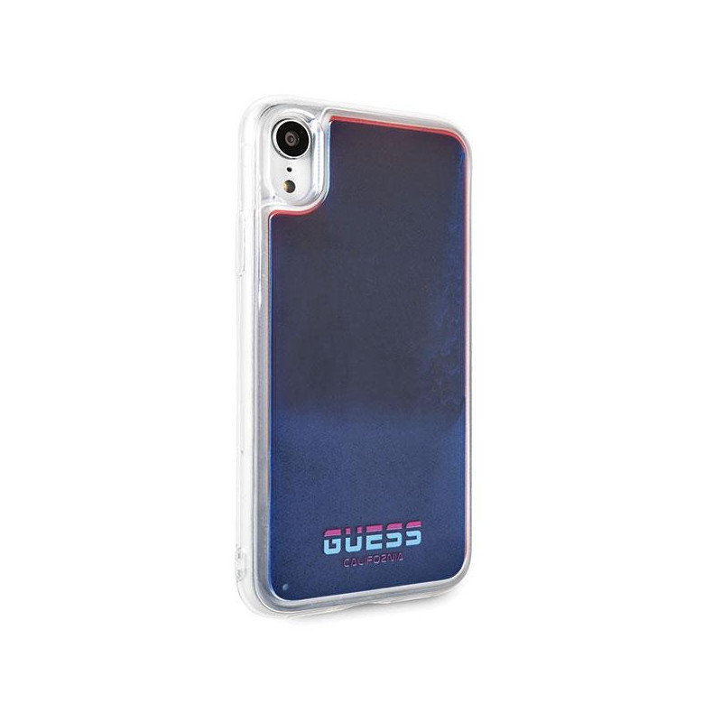 Guess California Glow tamsiame dėkle, skirta iPhone Xr – raudona