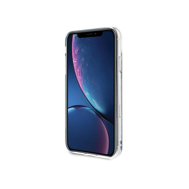 Guess California Glow tamsiame dėkle, skirta iPhone Xr – raudona