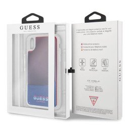 Guess California Glow tamsiame dėkle, skirta iPhone Xr – raudona