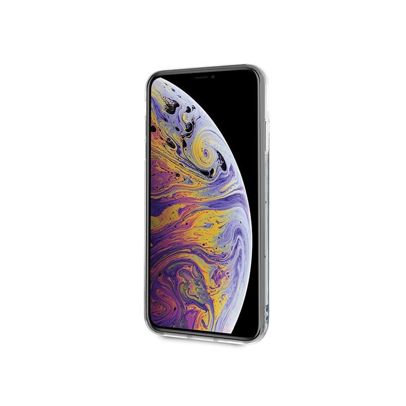Guess California Glow tamsiame dėkle, skirta iPhone Xs Max – raudona