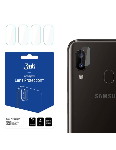3mk Lens Protection™ hibridinis fotoaparato stiklas, skirtas Samsung Galaxy A20e 3mk Lens Protection™ hibridinis fotoaparato stiklas, skirtas Samsung Galaxy A20e