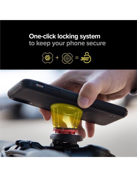 Spigen Gearlock MS100 dviračio vairo laikiklis - juodas Spigen Gearlock MS100 dviračio vairo laikiklis - juodas