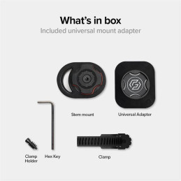 Spigen Gearlock MS100 dviračio vairo laikiklis - juodas