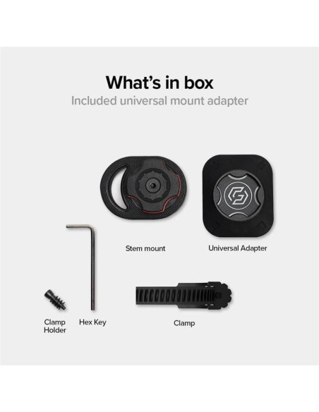 Spigen Gearlock MS100 dviračio vairo laikiklis - juodas Spigen Gearlock MS100 dviračio vairo laikiklis - juodas