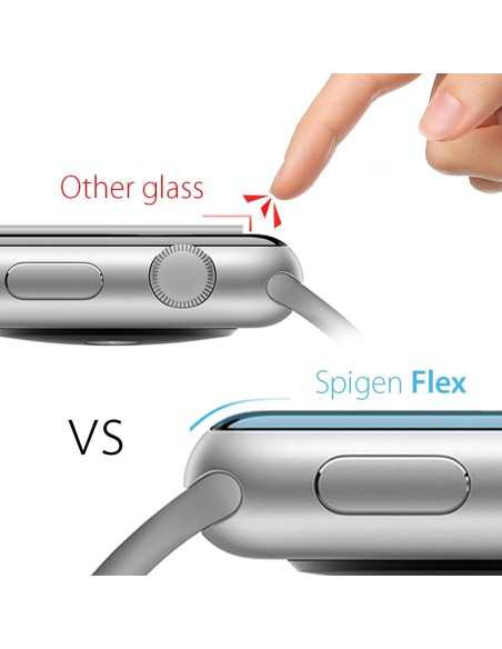 Spigen Neo Flex apsauginė folija Apple Watch 4/ 5/ 6/ 7/ 8/ SE (40/ 41mm) - 3 vnt.