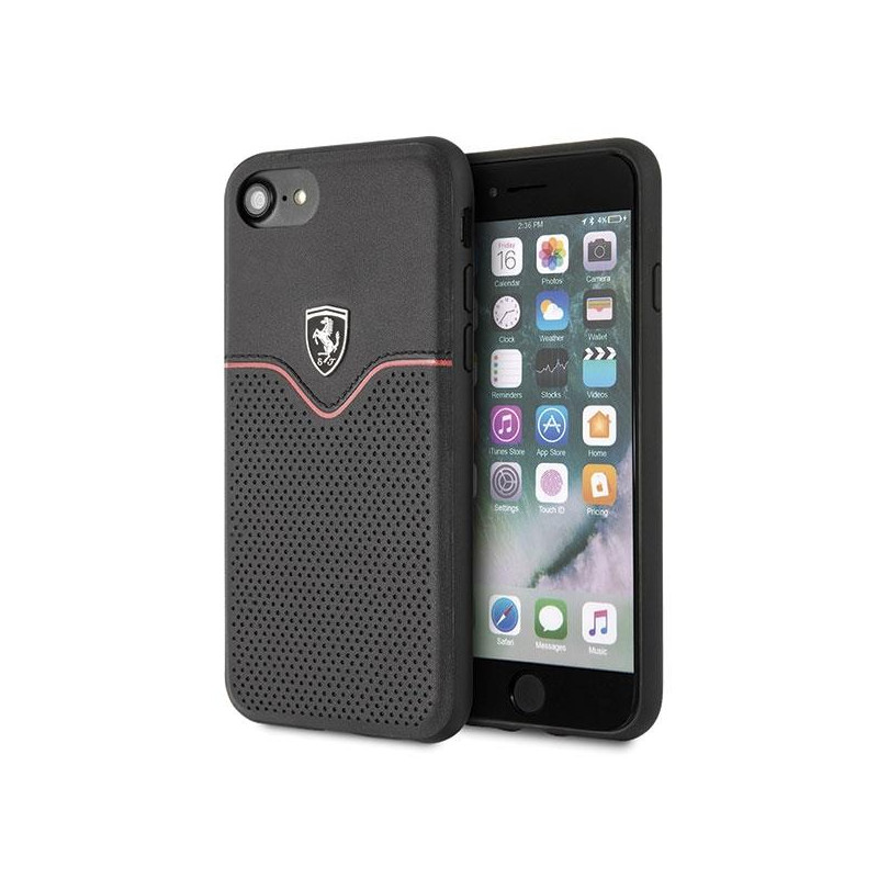 Ferrari Off Track Victory dėklas, skirtas iPhone 7 / 8 / SE 2020 / SE 2022 - juodas