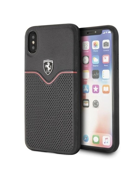 Ferrari Off Track Victory dėklas iPhone X / Xs - juodas Ferrari Off Track Victory dėklas iPhone X / Xs - juodas