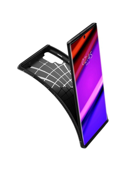 Spigen Rugged Armor dėklas, skirtas Samsung Galaxy Note 10+ - matinė juoda