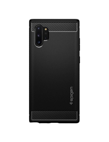 Spigen Rugged Armor dėklas, skirtas Samsung Galaxy Note 10+ - matinė juoda