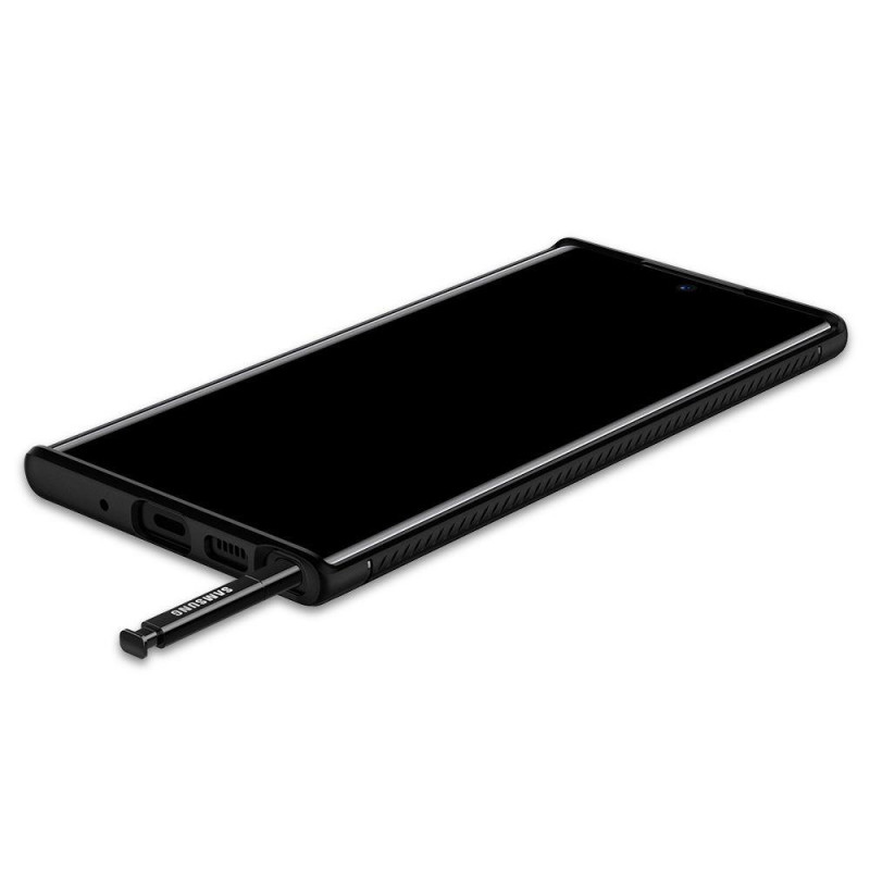 Spigen Rugged Armor dėklas, skirtas Samsung Galaxy Note 10+ - matinė juoda