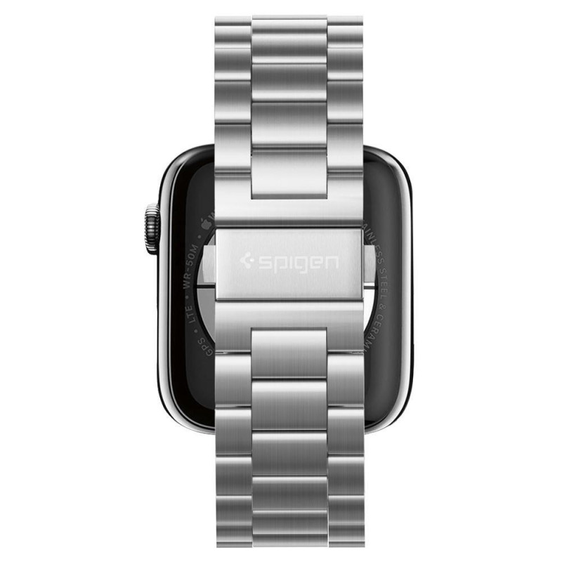 Spigen Modern Fit apyrankė, skirta Apple Watch 4/ 5/ 6/ 7/ 8/ 9/ SE/ Ultra (42/ 44/ 45/ 49 mm) – sidabrinė