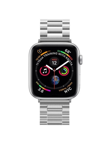 Spigen Modern Fit apyrankė, skirta Apple Watch 4/ 5/ 6/ 7/ 8/ 9/ SE/ Ultra (42/ 44/ 45/ 49 mm) – sidabrinė Spigen Modern Fit apyrankė, skirta Apple Watch 4/ 5/ 6/ 7/ 8/ 9/ SE/ Ultra (42/ 44/ 45/ 49 mm) – sidabrinė