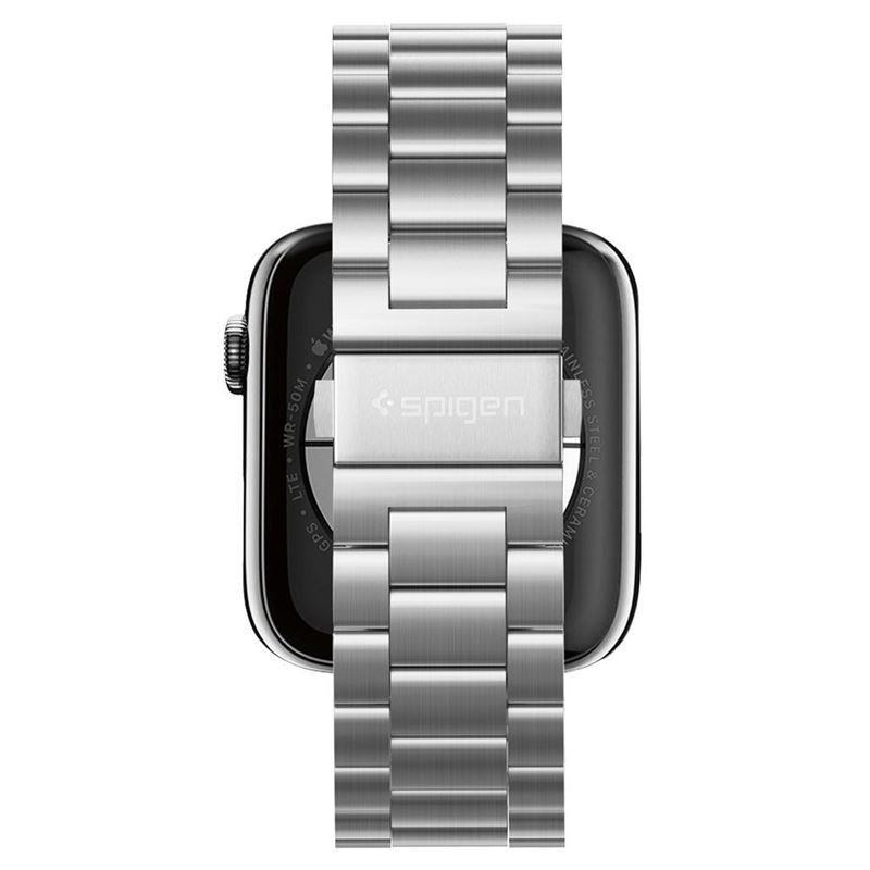 Spigen Modern Fit apyrankė, skirta Apple Watch 4/ 5/ 6/ 7/ 8/ 9/ SE/ Ultra (42/ 44/ 45/ 49 mm) – sidabrinė