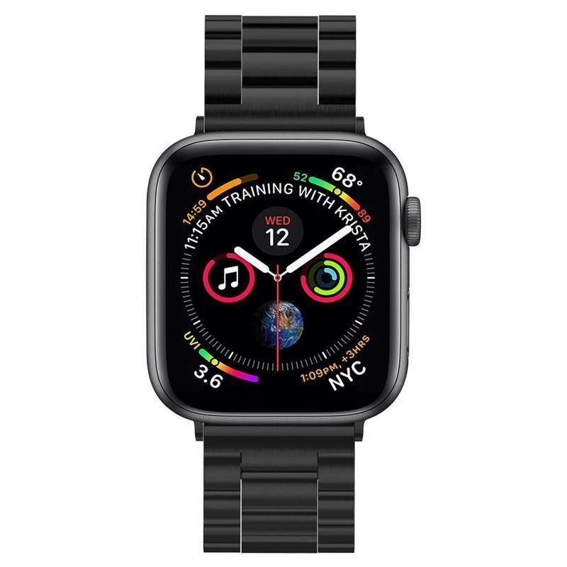 Spigen Modern Fit apyrankė, skirta Apple Watch 4/ 5/ 6/ 7/ 8/ SE/ Ultra (42/ 44/ 45/ 49 mm) – juoda