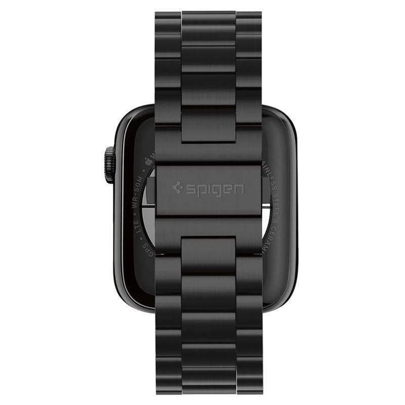 Spigen Modern Fit apyrankė, skirta Apple Watch 4/ 5/ 6/ 7/ 8/ SE/ Ultra (42/ 44/ 45/ 49 mm) – juoda