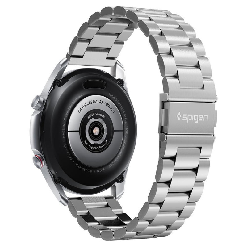 Spigen Modern Fit apyrankė Samsung Galaxy Watch 46mm – sidabrinė