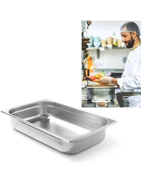 GN 1/1 nerūdijančio plieno konteineris Profi Line aukštis 100 mm - Hendi 801222