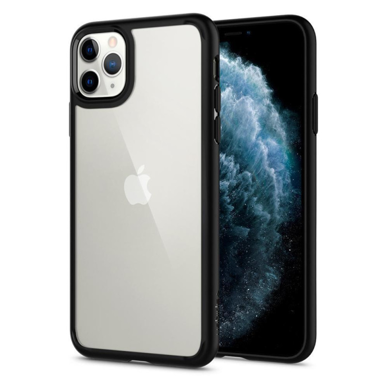 Spigen Ultra Hybrid dėklas iPhone 11 Pro - matinės juodos spalvos