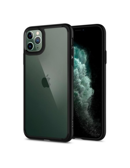 Spigen Ultra Hybrid dėklas iPhone 11 Pro - matinės juodos spalvos