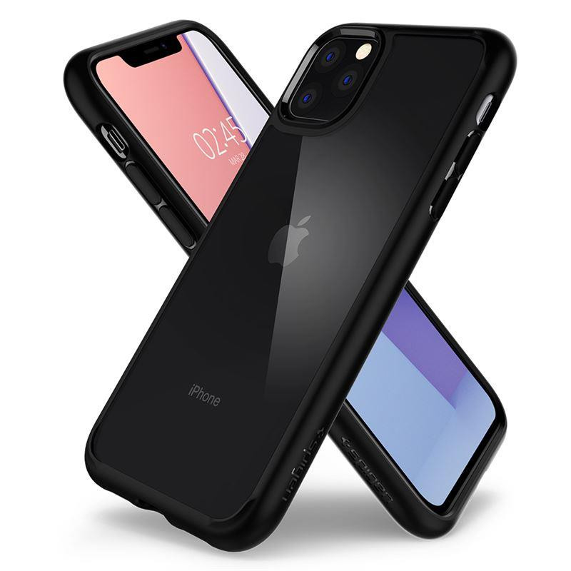 Spigen Ultra Hybrid dėklas iPhone 11 Pro - matinės juodos spalvos