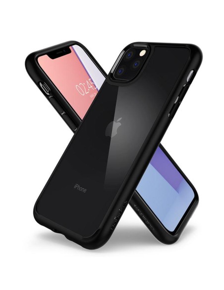 Spigen Ultra Hybrid dėklas iPhone 11 Pro - matinės juodos spalvos