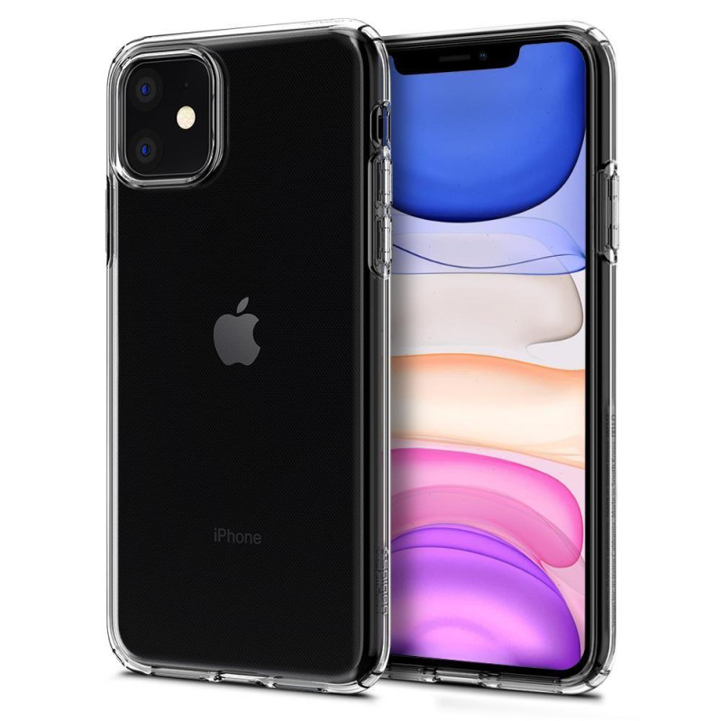 Spigen Liquid Crystal dėklas iPhone 11 - skaidrus