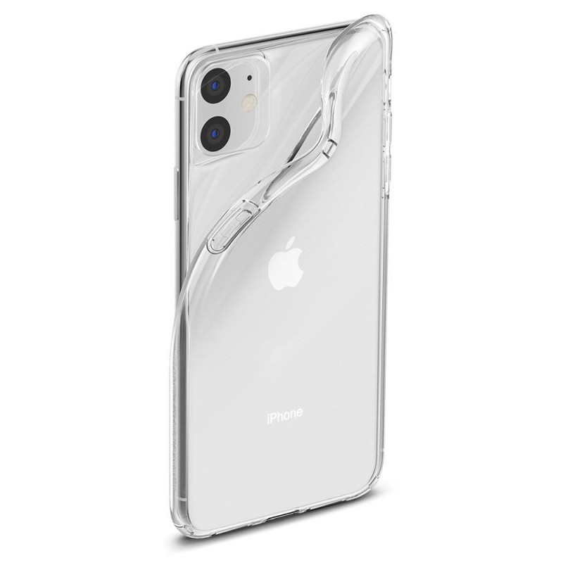 Spigen Liquid Crystal dėklas iPhone 11 - skaidrus