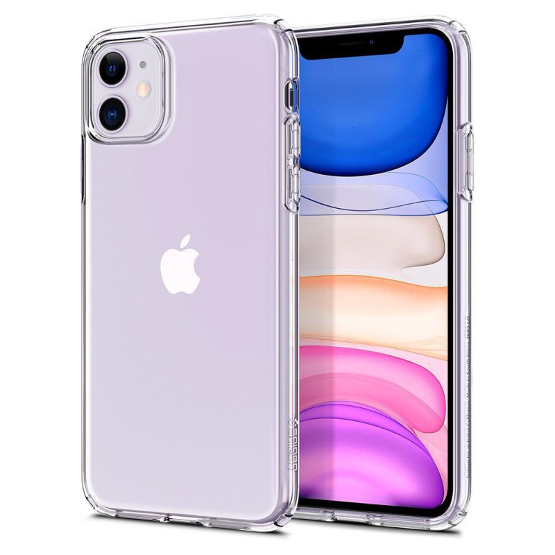Spigen Liquid Crystal dėklas iPhone 11 - skaidrus