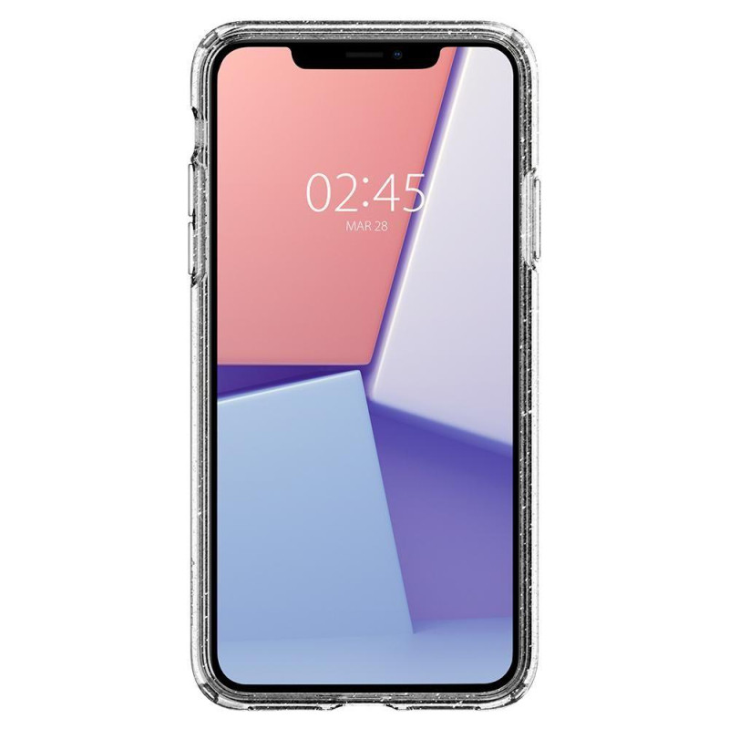 Spigen Liquid Crystal dėklas iPhone 11 - skaidrus ir blizgantis