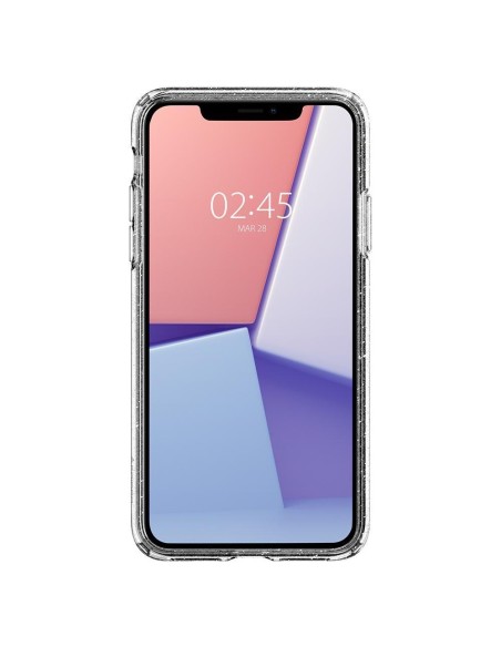 Spigen Liquid Crystal dėklas iPhone 11 - skaidrus ir blizgantis