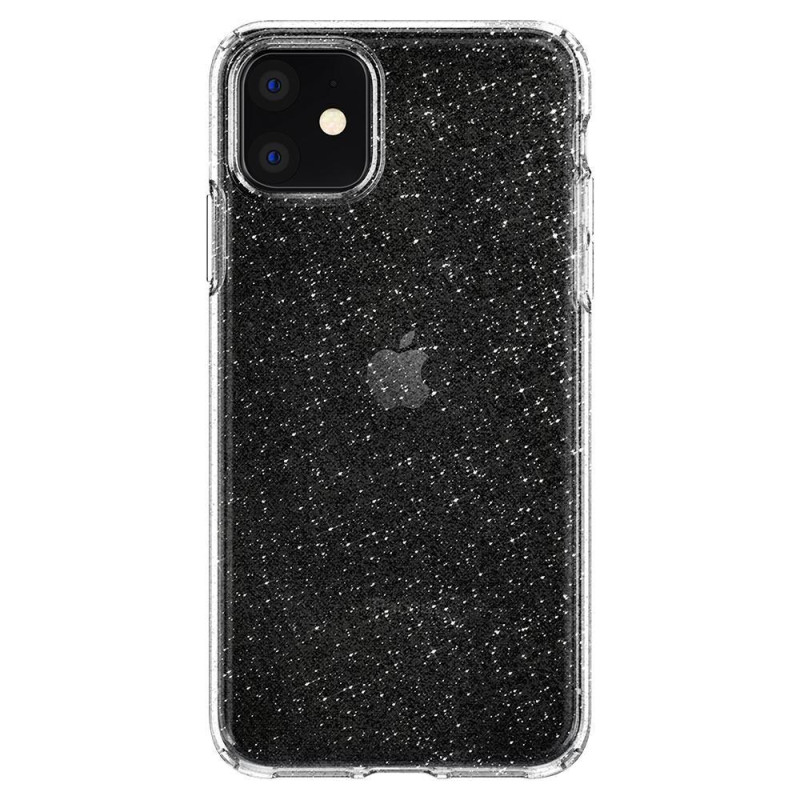 Spigen Liquid Crystal dėklas iPhone 11 - skaidrus ir blizgantis