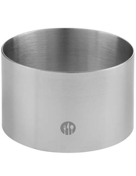 Nerūdijančio plieno konditerijos šefo žiedas sk. 90 mm aukščio 45 mm - Hendi 512302 Nerūdijančio plieno konditerijos šefo žiedas sk. 90 mm aukščio 45 mm - Hendi 512302