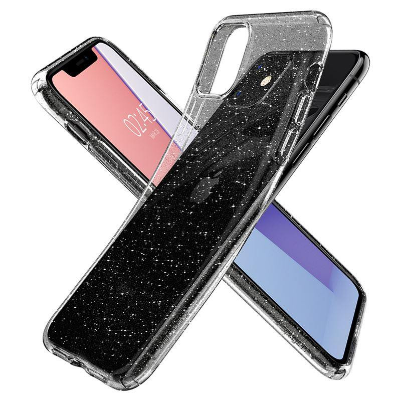 Spigen Liquid Crystal dėklas iPhone 11 - skaidrus ir blizgantis