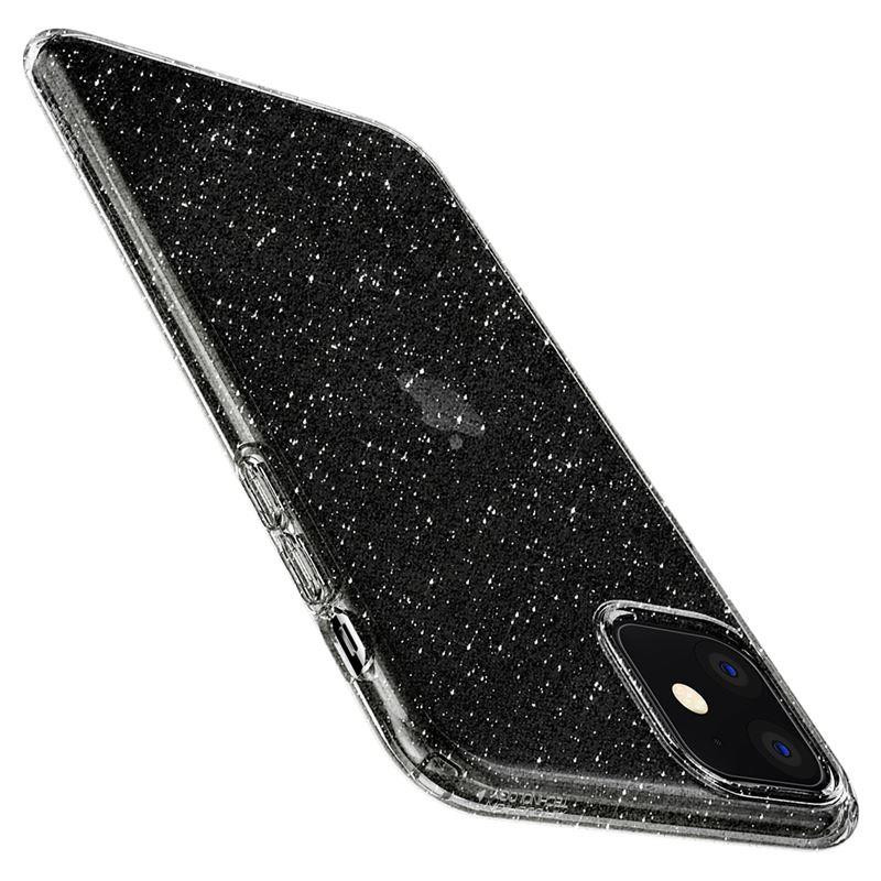 Spigen Liquid Crystal dėklas iPhone 11 - skaidrus ir blizgantis