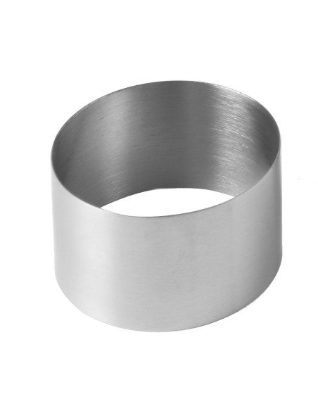 Nerūdijančio plieno konditerijos šefo žiedas sk. 90 mm aukščio 45 mm - Hendi 512302 Nerūdijančio plieno konditerijos šefo žiedas sk. 90 mm aukščio 45 mm - Hendi 512302