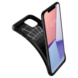 Spigen Liquid Air dėklas iPhone 11 - matinė juoda
