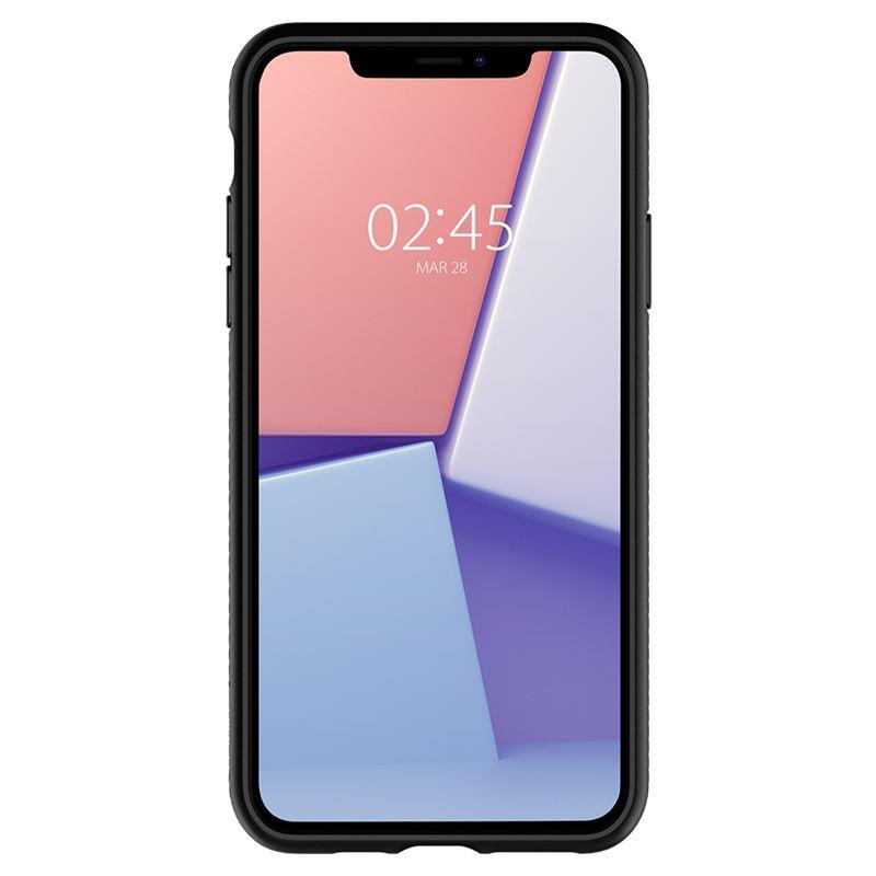 Spigen Liquid Air dėklas iPhone 11 - matinė juoda