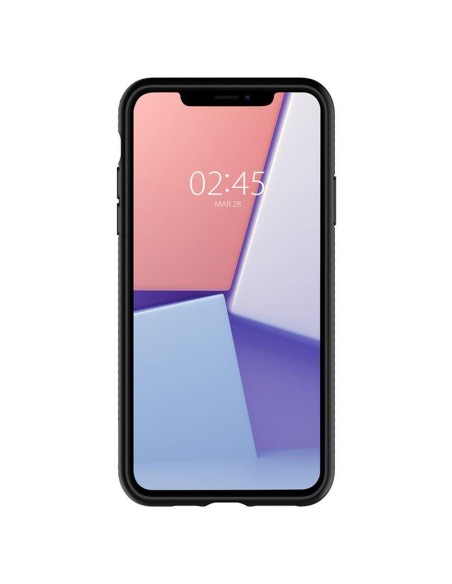 Spigen Liquid Air dėklas iPhone 11 - matinė juoda Spigen Liquid Air dėklas iPhone 11 - matinė juoda