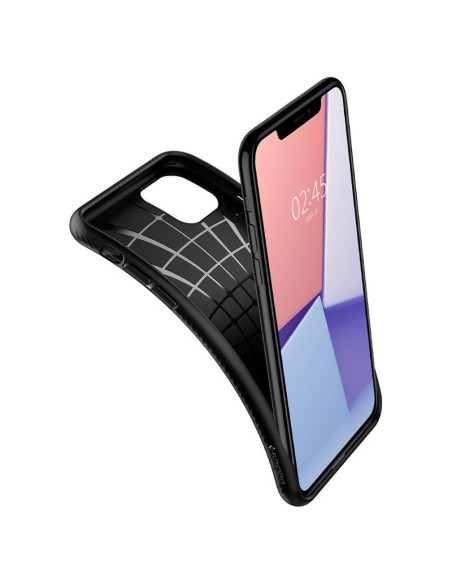 Spigen Liquid Air dėklas iPhone 11 - matinė juoda Spigen Liquid Air dėklas iPhone 11 - matinė juoda