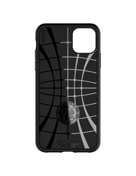 Spigen Liquid Air dėklas iPhone 11 - matinė juoda Spigen Liquid Air dėklas iPhone 11 - matinė juoda