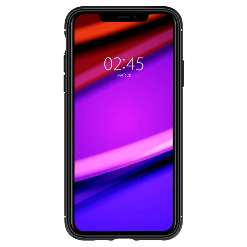 Spigen Rugged Armor dėklas, skirtas iPhone 11 - matinė juoda