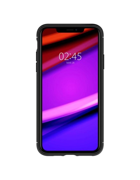 Spigen Rugged Armor dėklas, skirtas iPhone 11 - matinė juoda