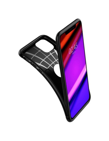 Spigen Rugged Armor dėklas, skirtas iPhone 11 - matinė juoda