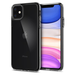 Spigen Ultra Hybrid dėklas iPhone 11 - skaidrus