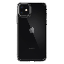 Spigen Ultra Hybrid dėklas iPhone 11 - skaidrus