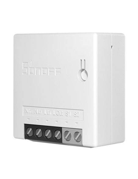 MINI R2 WiFi įleidžiamas relės jungiklis WiFi valdiklis iki 10A baltas