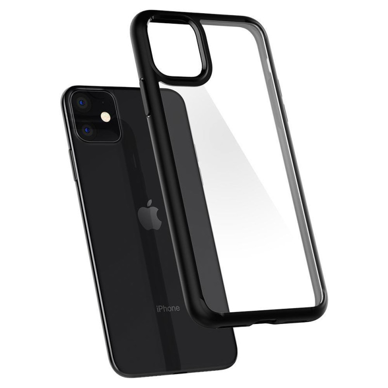 Spigen Ultra Hybrid dėklas, skirtas iPhone 11 - matinė juoda