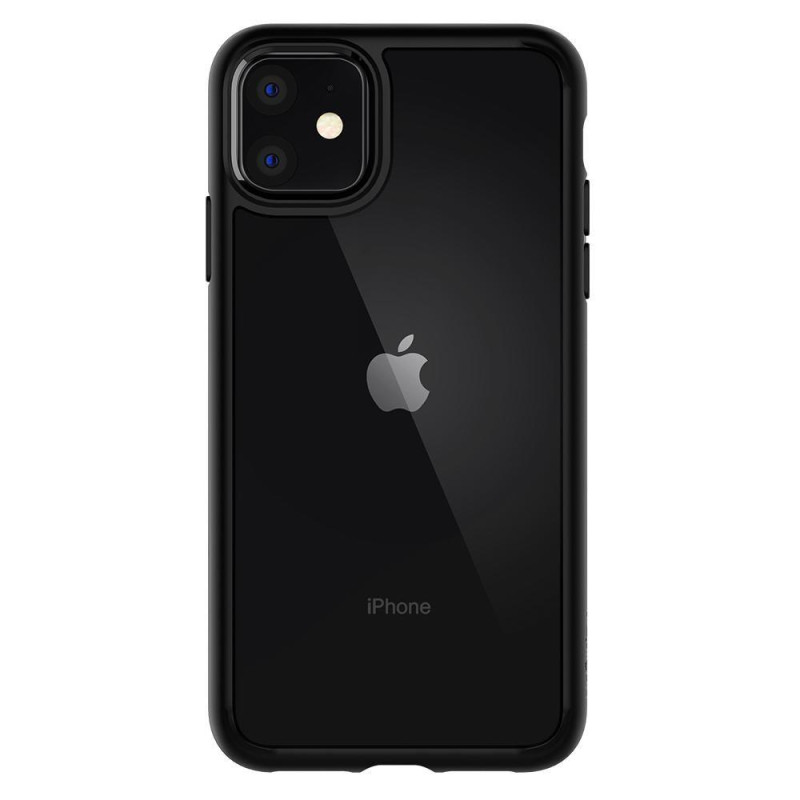 Spigen Ultra Hybrid dėklas, skirtas iPhone 11 - matinė juoda